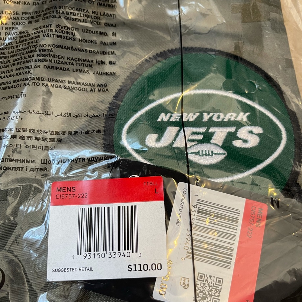 Men’s New York Jets Nike Salute To Service Repel Snap Jacket NWT $110 - Picture 9 of 11